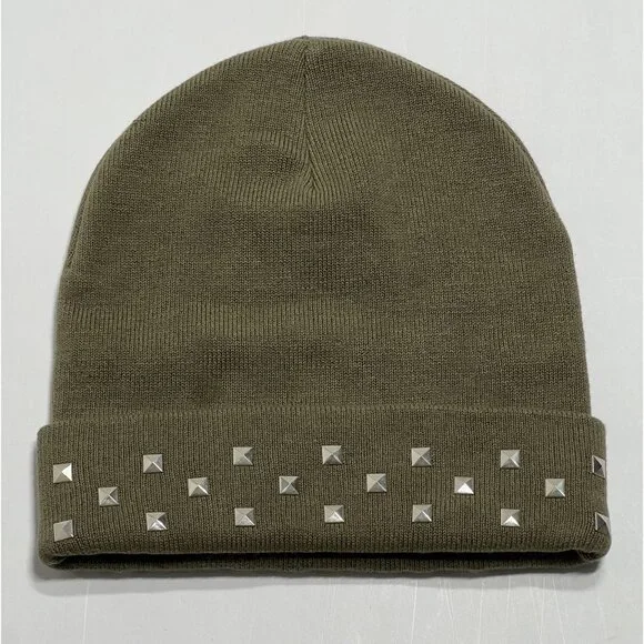 PALACE Emotional Studded Beanie in Green - www.miradio.com.sv display picture 3